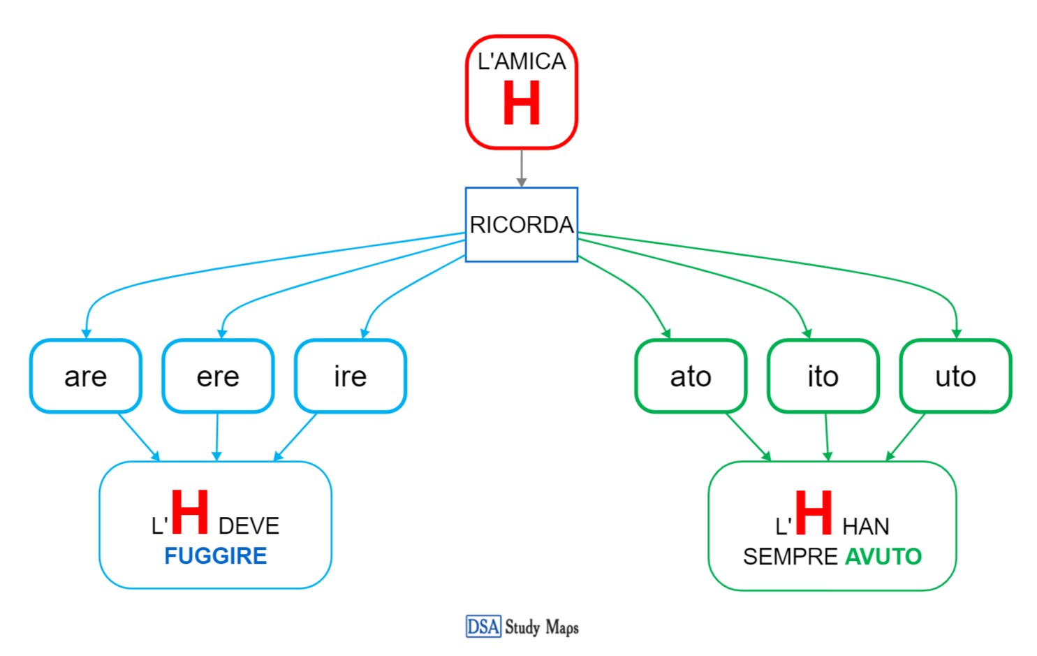 La Lettera H 1 DSA Study Maps Junior