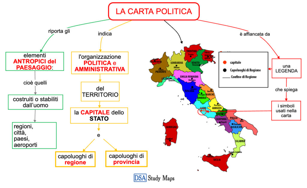 La Carta Politica Mappa Concettuale